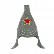 Модельная шапка "Буденовка (звезда)"